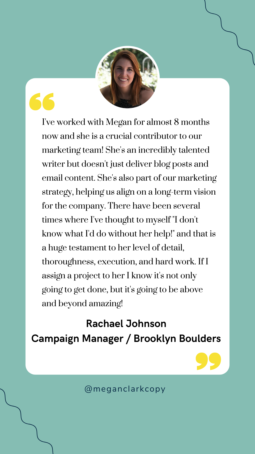 Testimonial from Campaign Manager at Brooklyn Boulders