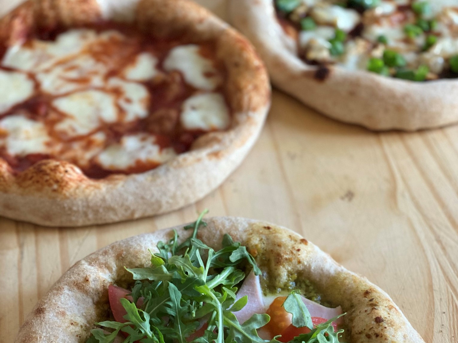 homemade sourdough pizza