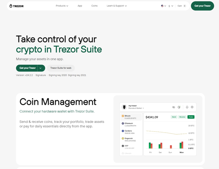 trezor.io/start