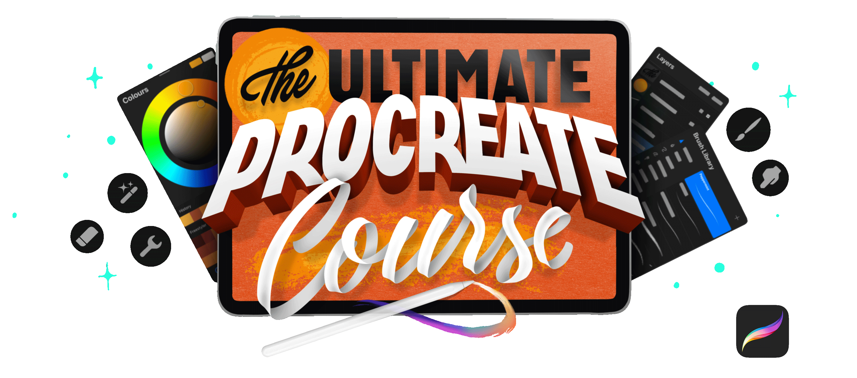 The Ultimate Procreate Course Thumbnail