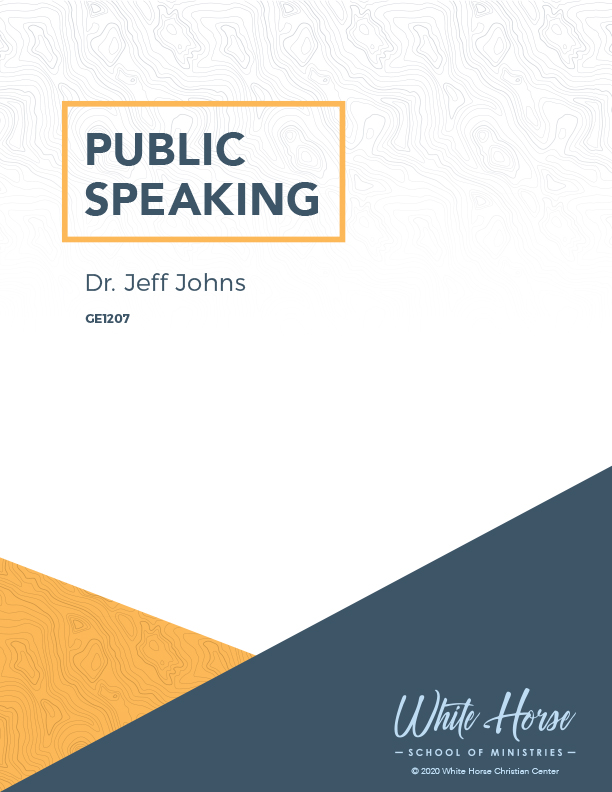 Public Speaking - Course Cover