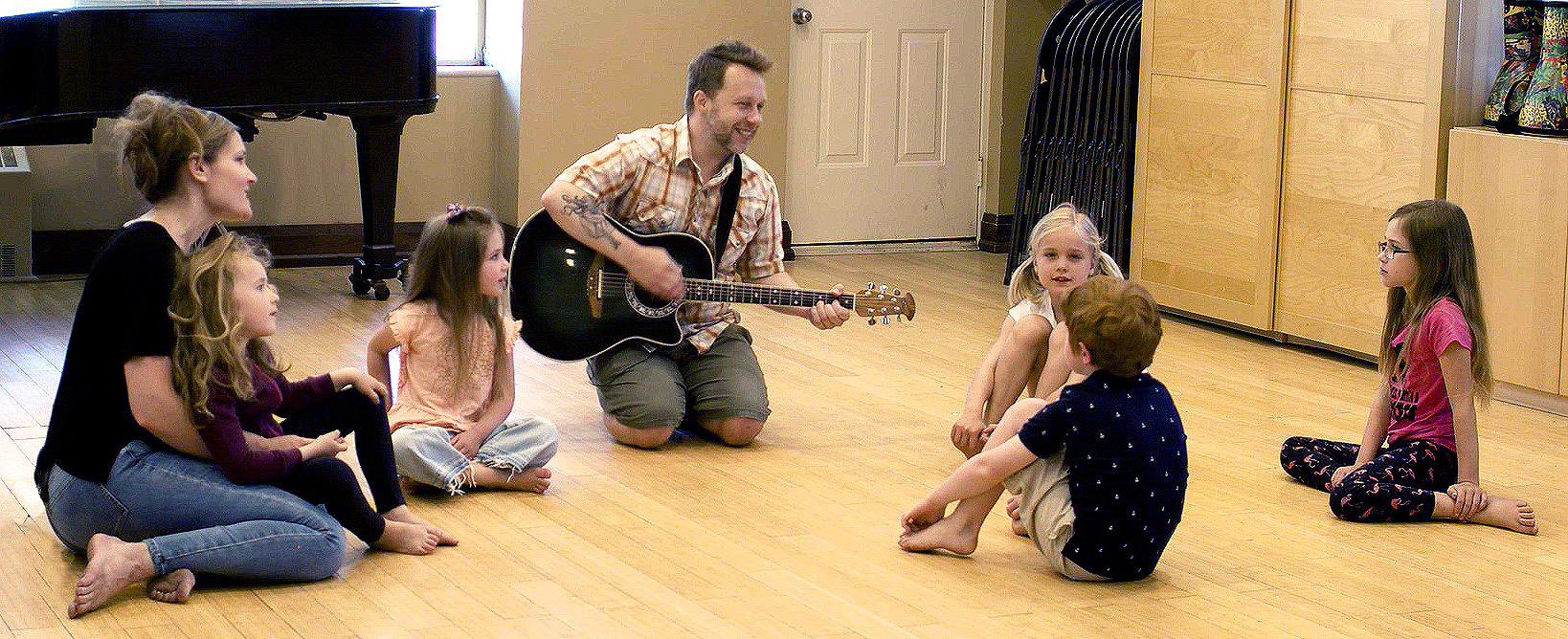 Children Learning Music