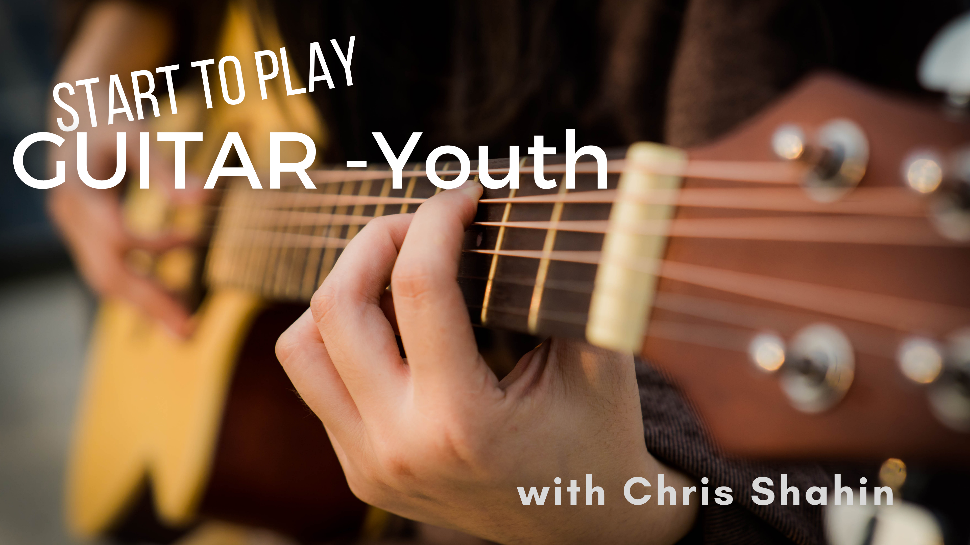 Start to play guitar for youth with Chris Shahin Music