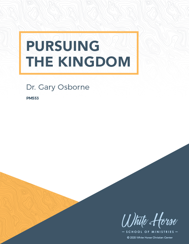 Pursuing the Kingdom - Course Cover
