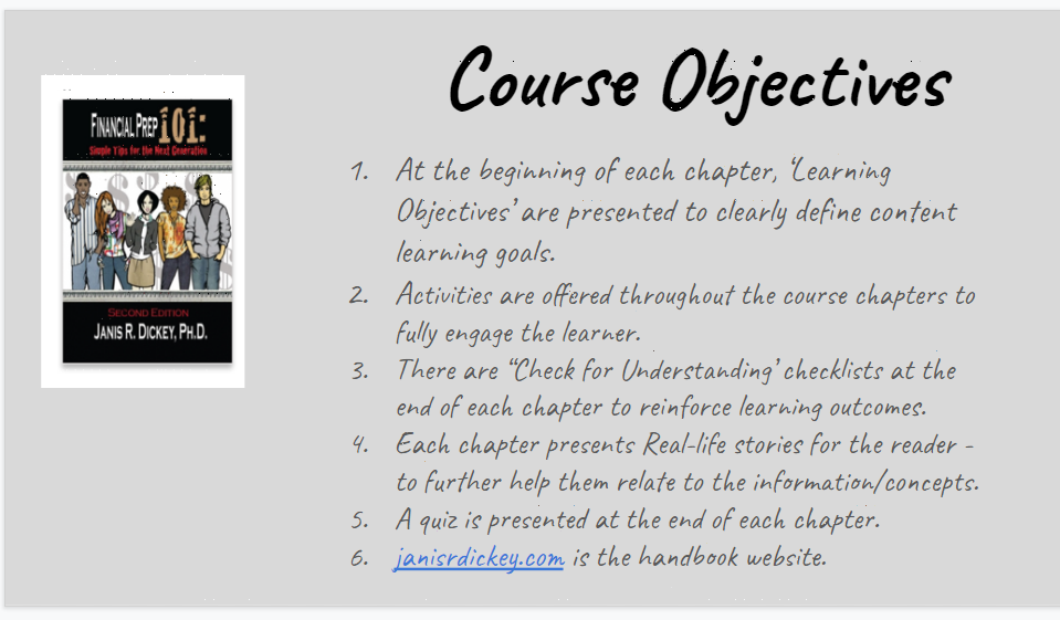 Course Objectives