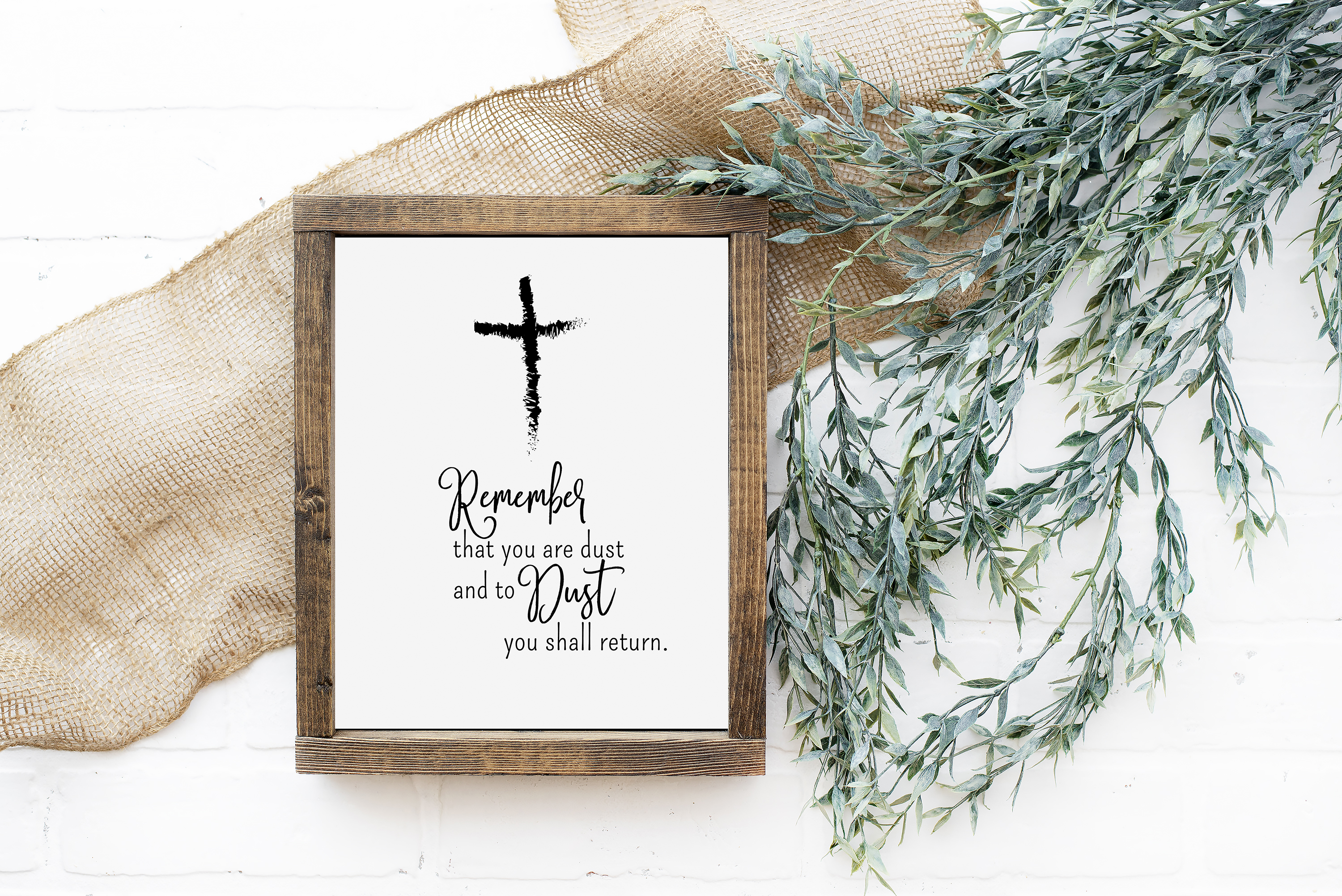Remember That You Are Dust Art Printable