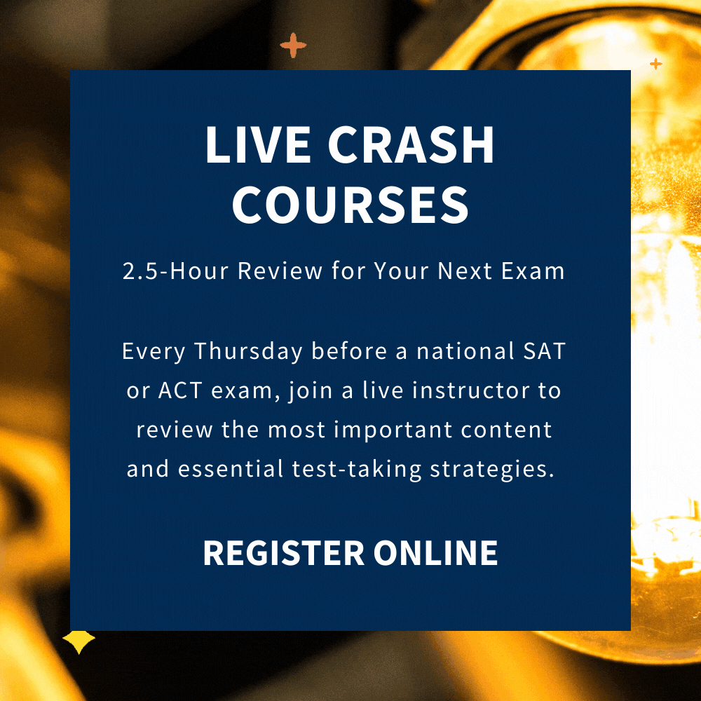Live SAT and ACT Crash Courses with Curvebreakers