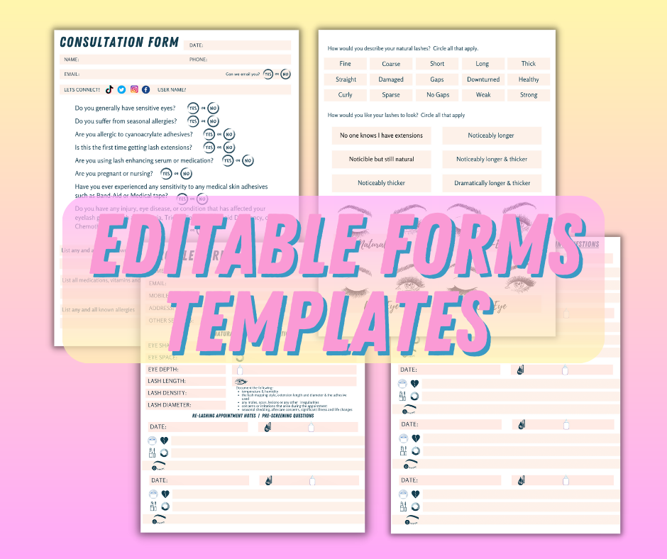 Beautiful, Editable Business Forms!