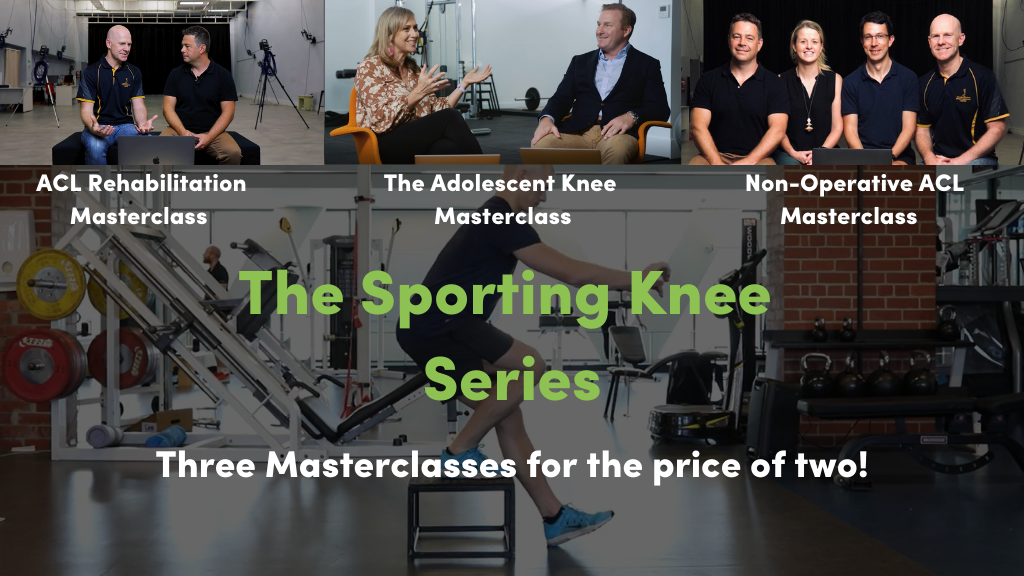 Image: The Sporting Knee Series