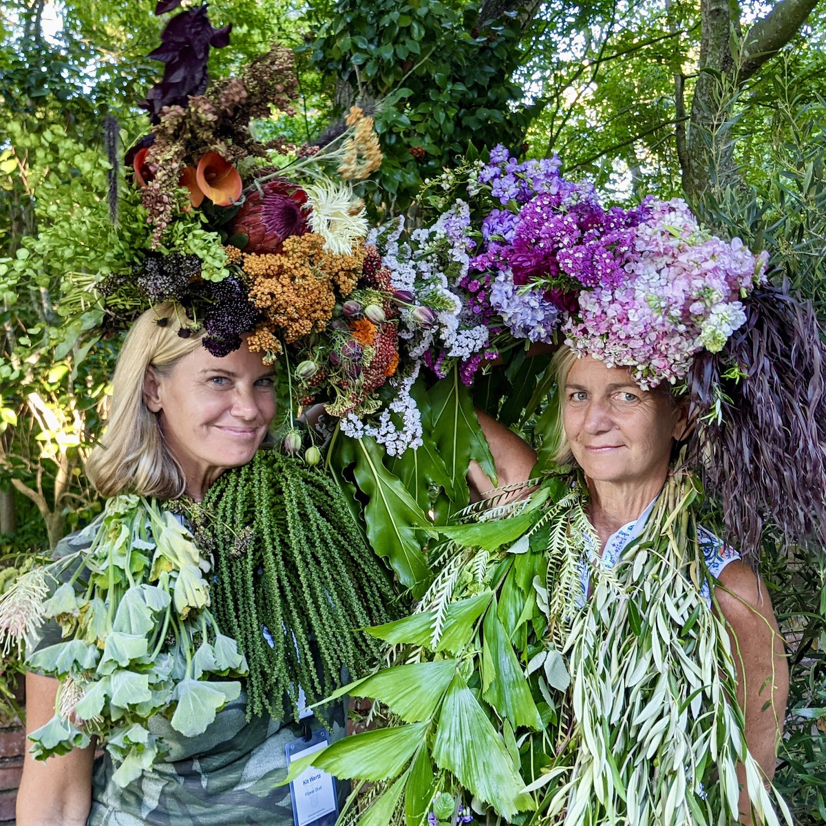 Kit &amp;amp; Casey of Flower Duet in a Garden