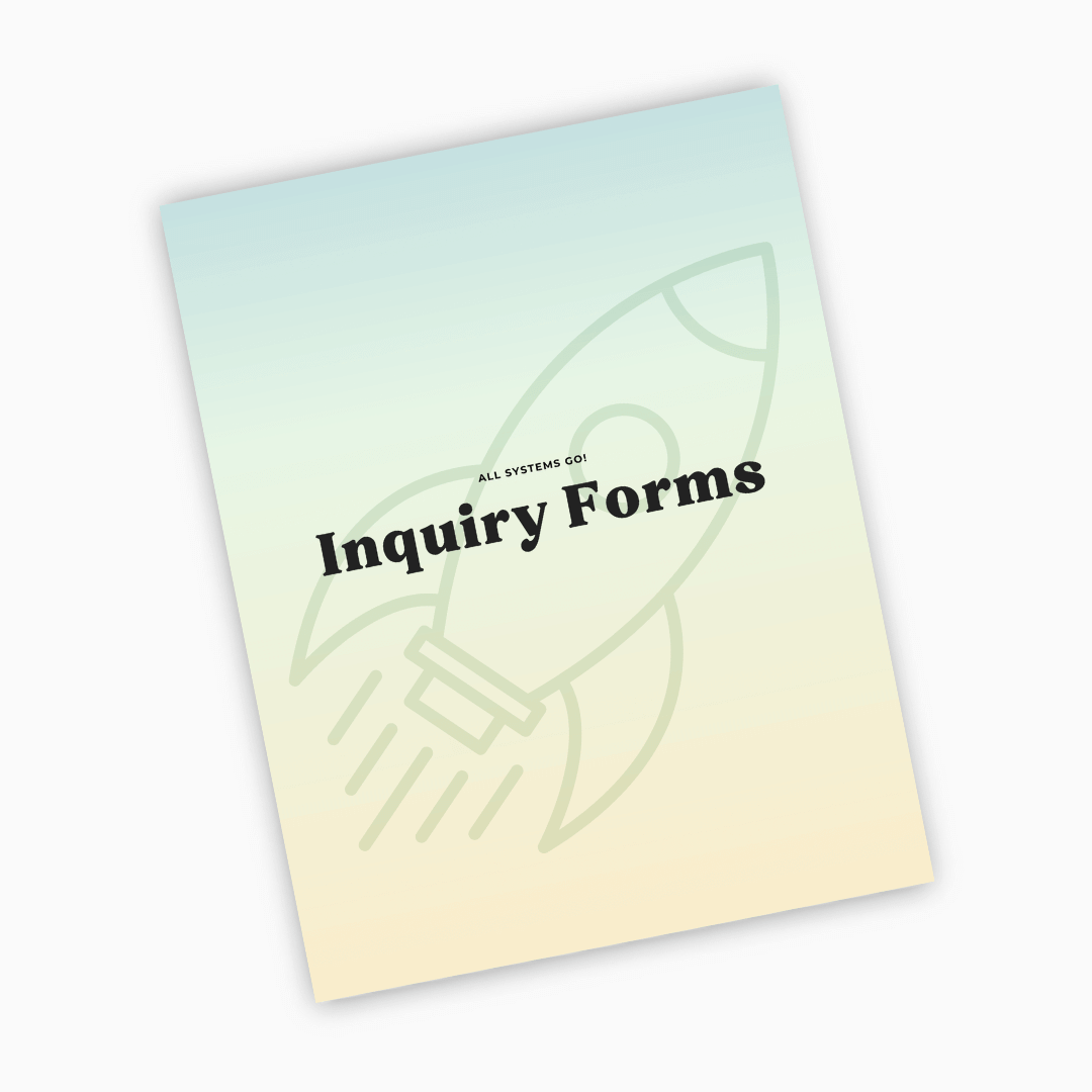 Inquiry Form Template