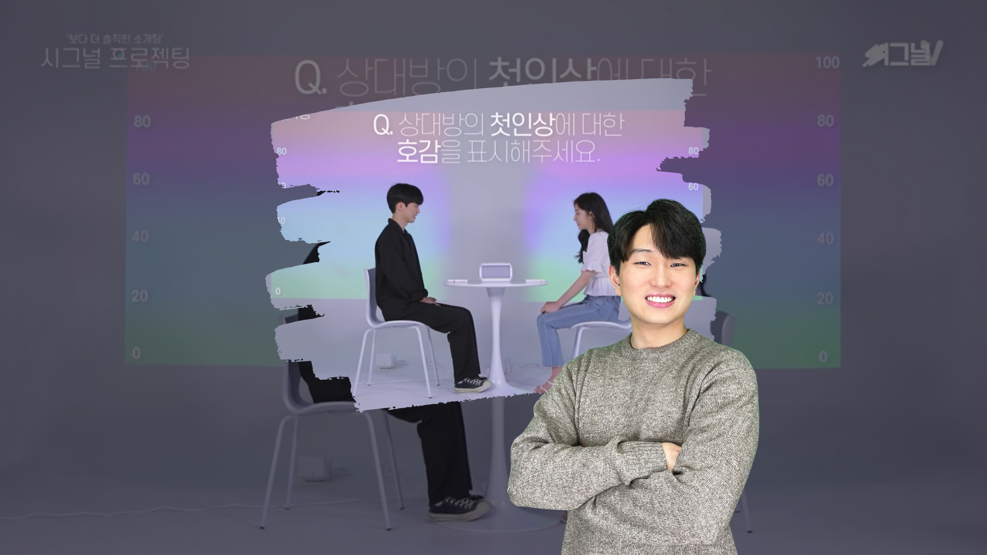 Learning Korean with blind date video