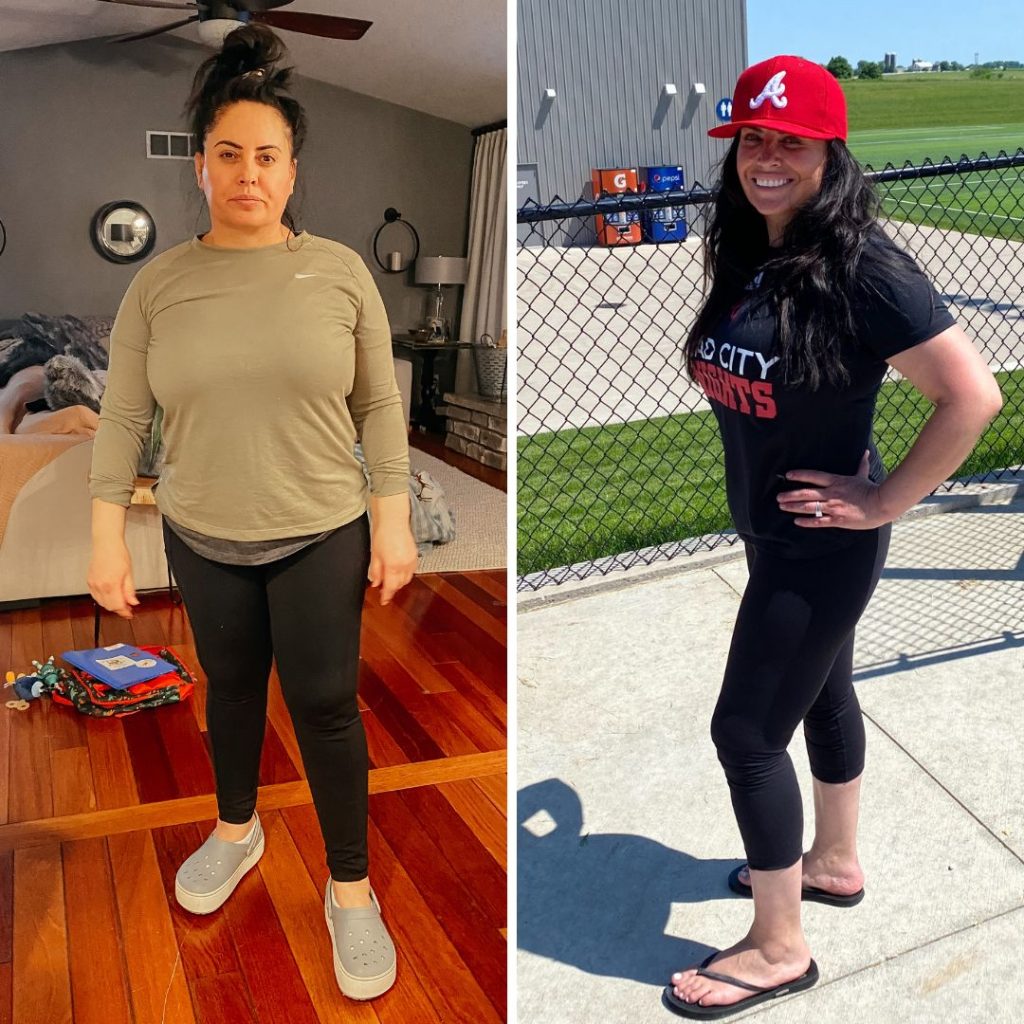 weight loss before and after