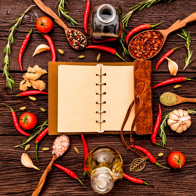 Chef working in kitchen