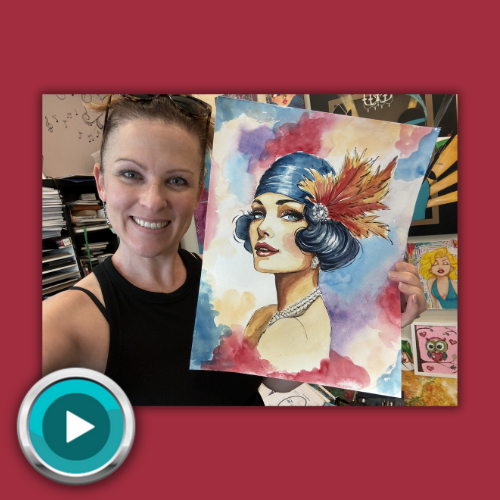 MMS - Speakeasy Showgirls | Awesome Art School With Karen Campbell