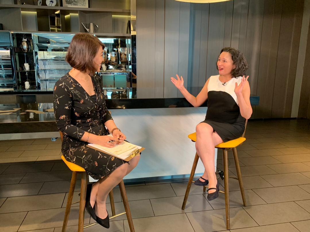 Animah Kosai interviewed by Melissa Idris on Malaysian TV