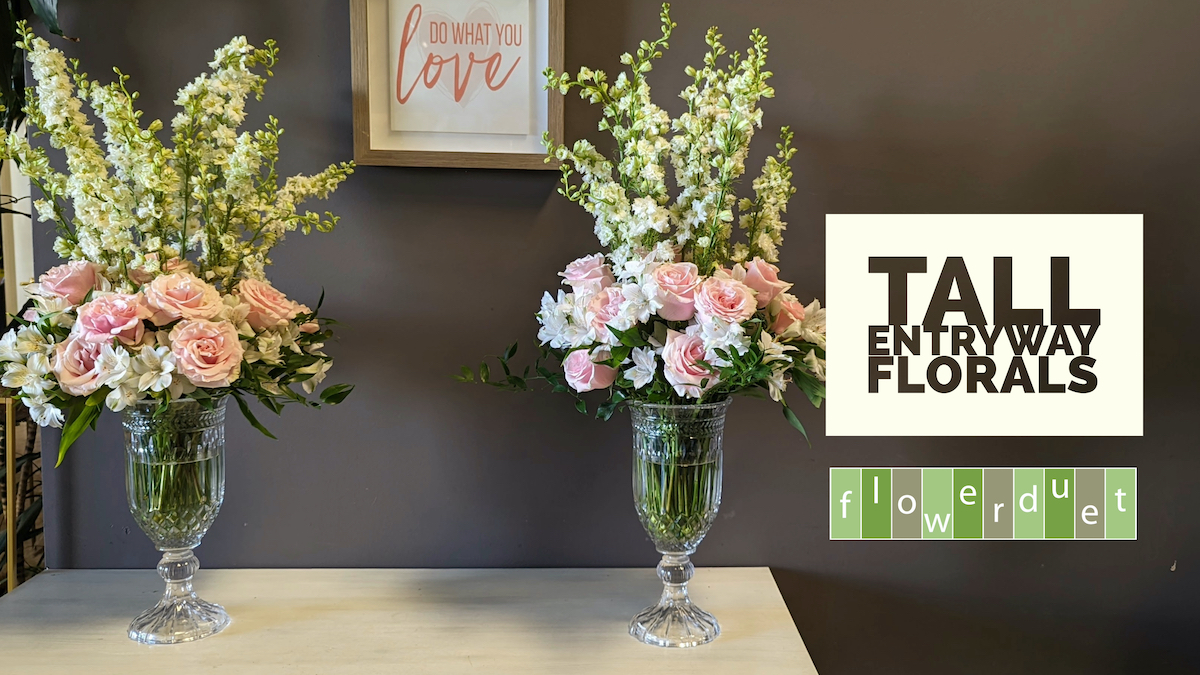 Tall Entryway Florals
