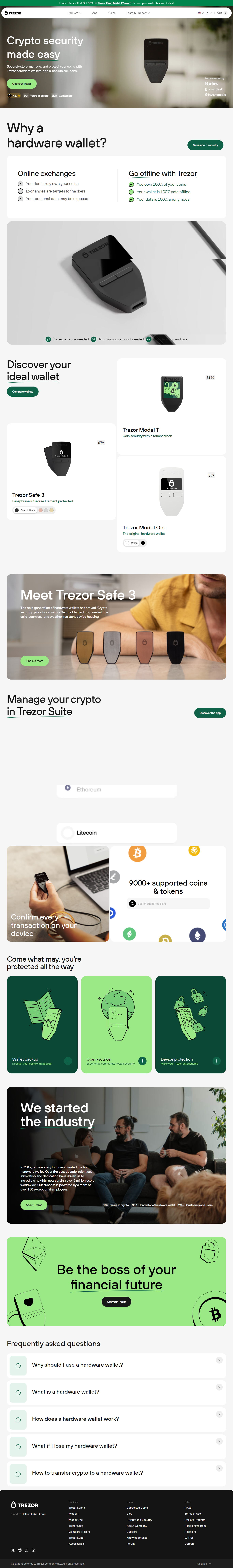 Trezor Wallet Trezor Hardware Wallet Version Start Docs