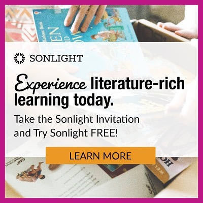 Sonlight Curriculum Gold Sponsor of the 2020 Charlotte Mason Inspired Online Homeschool Conference.