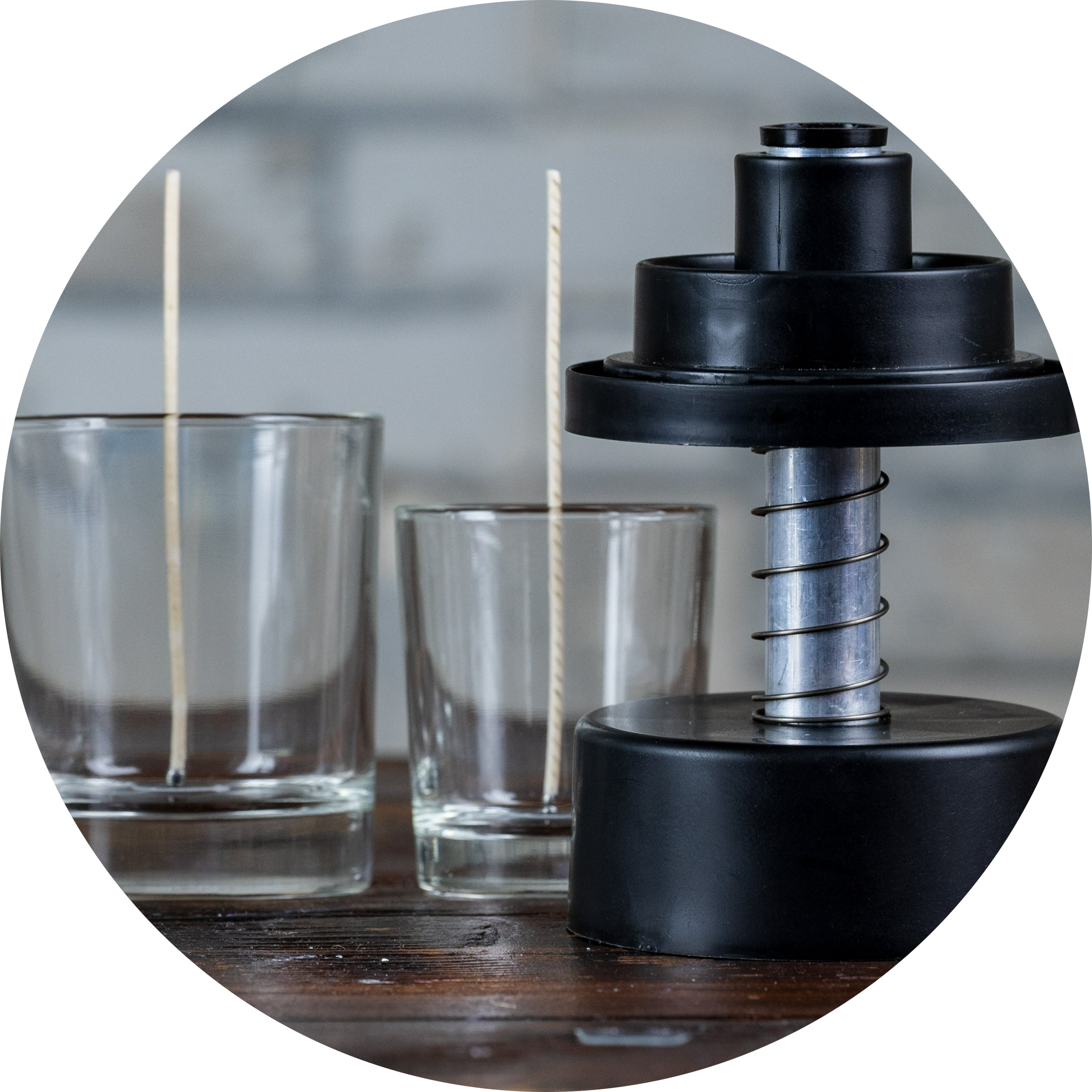 Wicking tools - candle making course