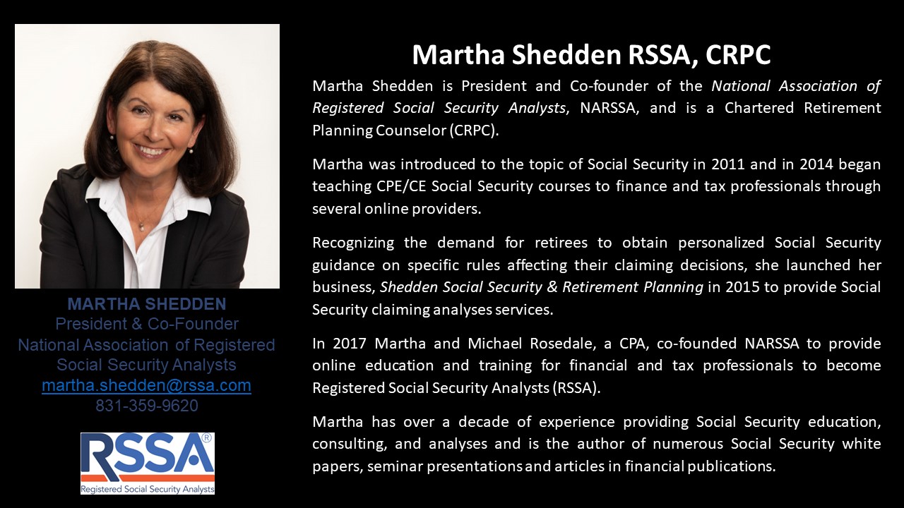 APEG Martha Shedden, RSSA, CRCP