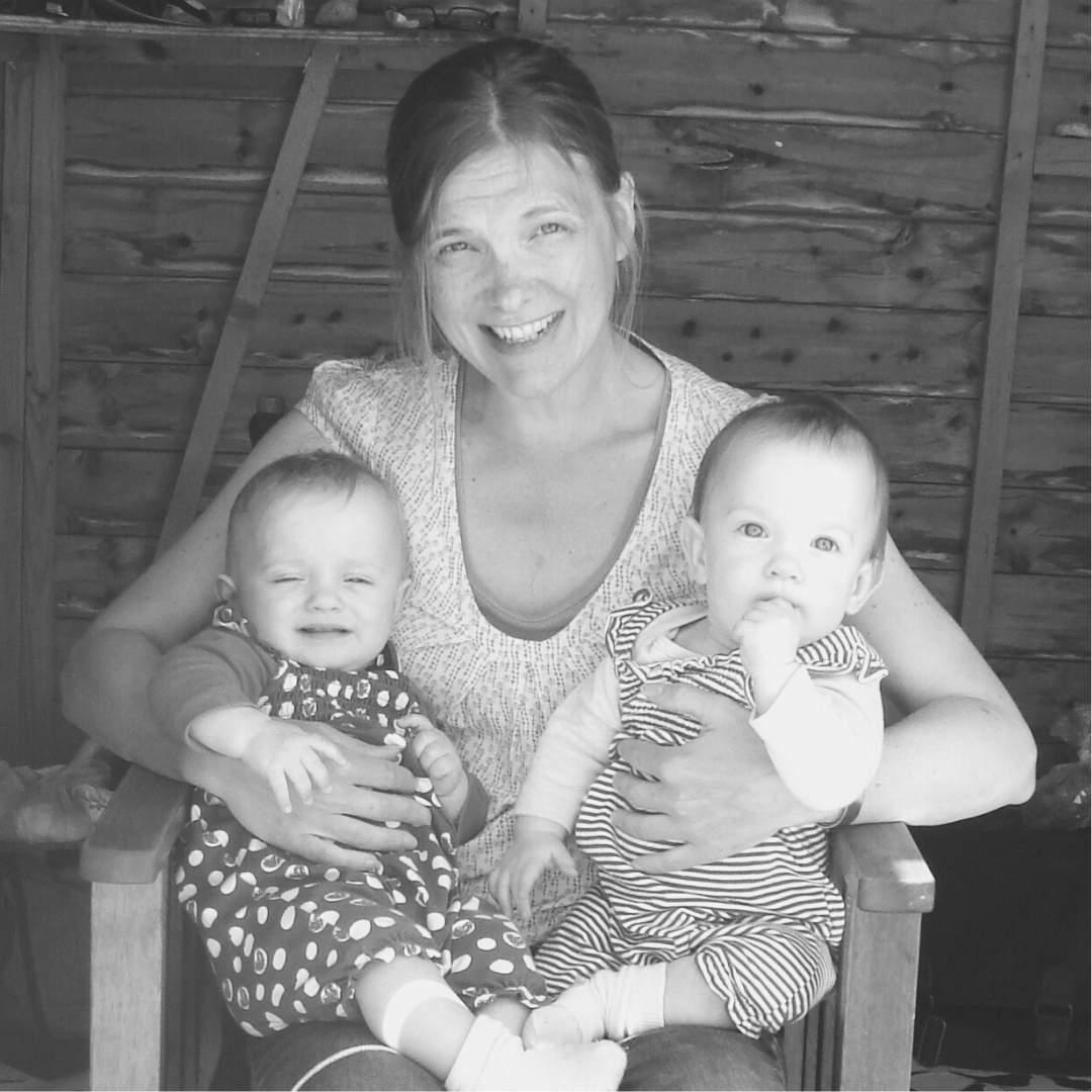 Susan Bradley Pregnancy Yoga Teacher with twins