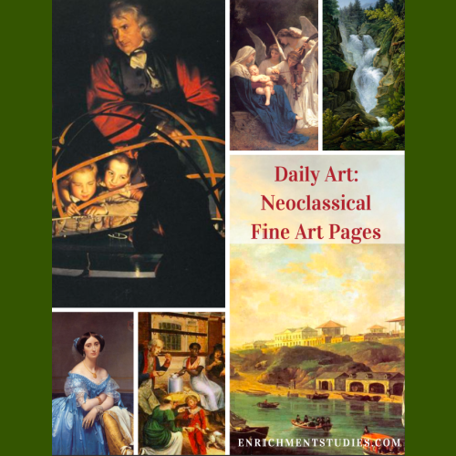 Daily Art Neoclassical notebook cover