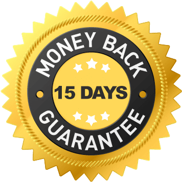 15 Day Risk-free Money back guarantee