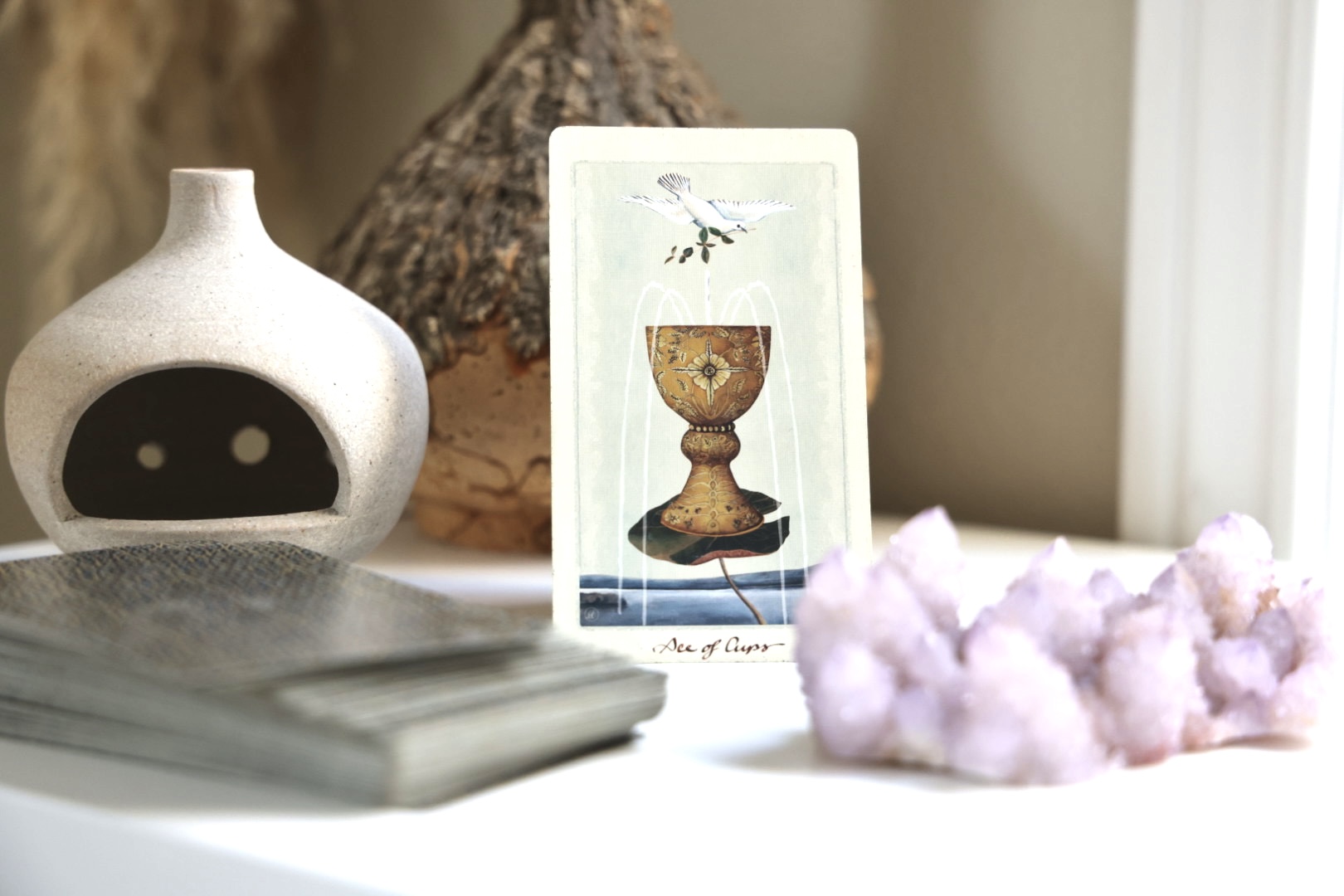 ace-of-cups-card-on-table