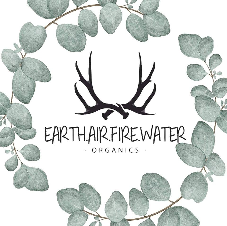 Earth.Air.Fire.Water Organics logo