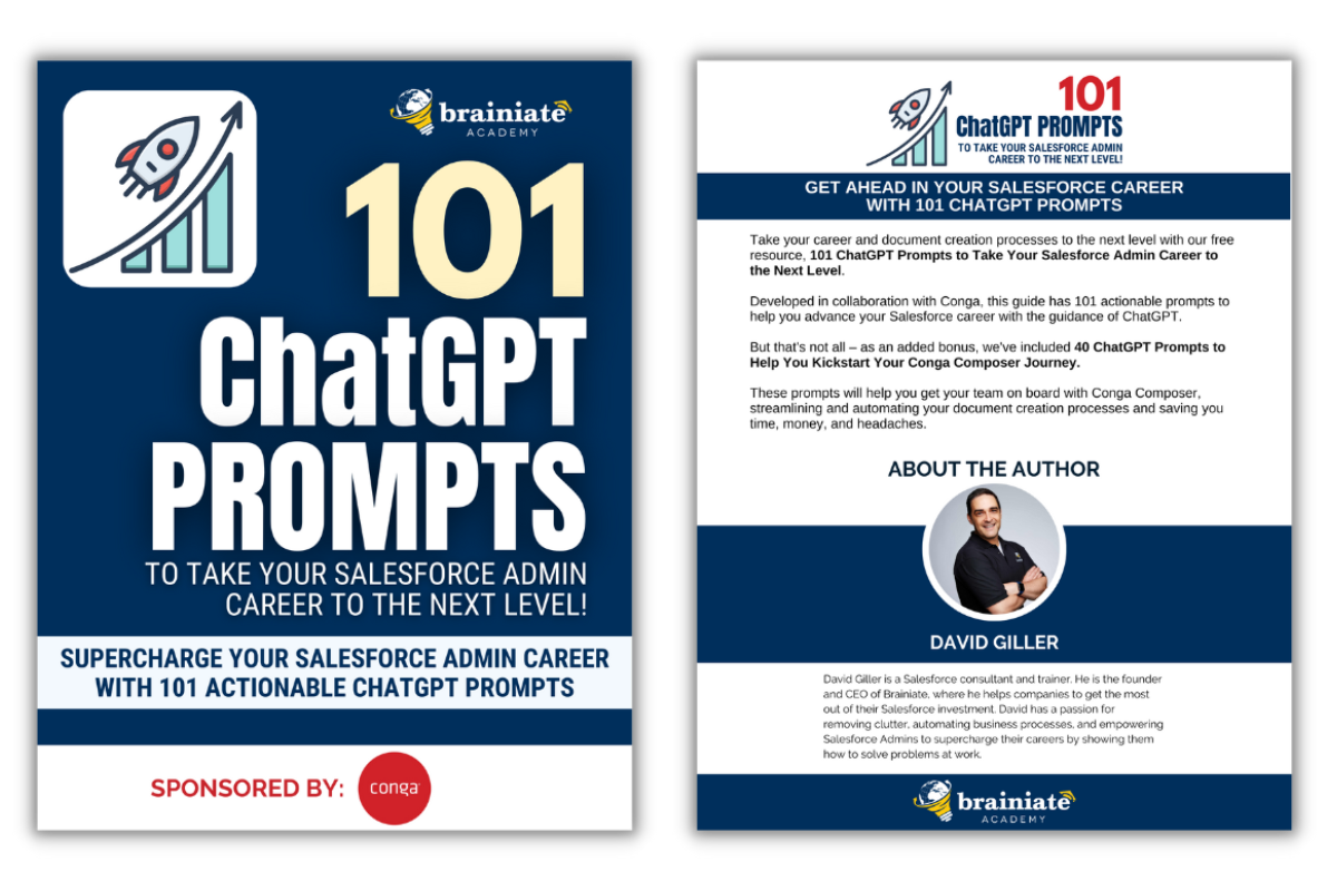 101 ChatGPT Prompts for Salesforce Admins