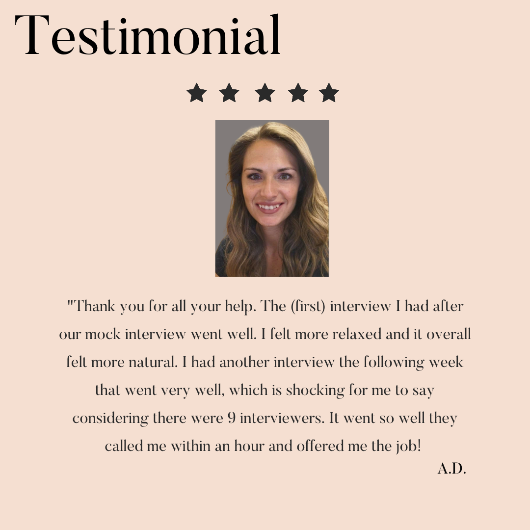 Mock Interview Testimonial