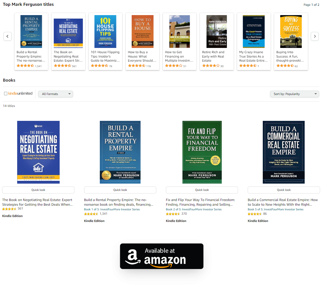 Mark Ferguson Books on Amazon