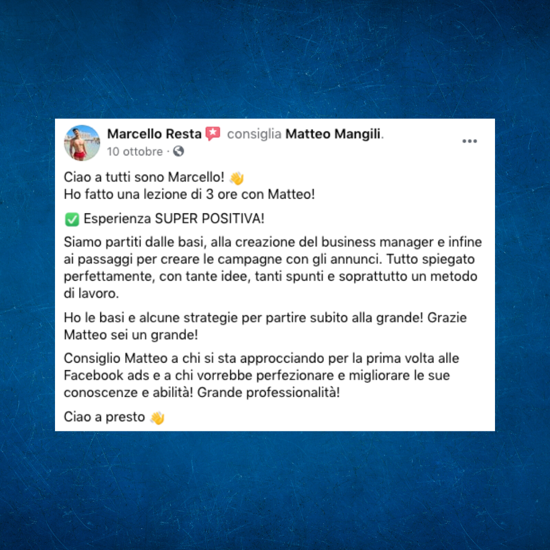 Recensione Matteo Mangili
