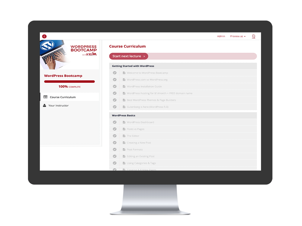 WordPress Bootcamp with AnitaM