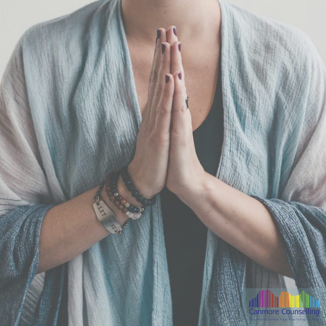 Dr. Melissa Jay&#39;s hands are seen in prayer, in front of her heart.