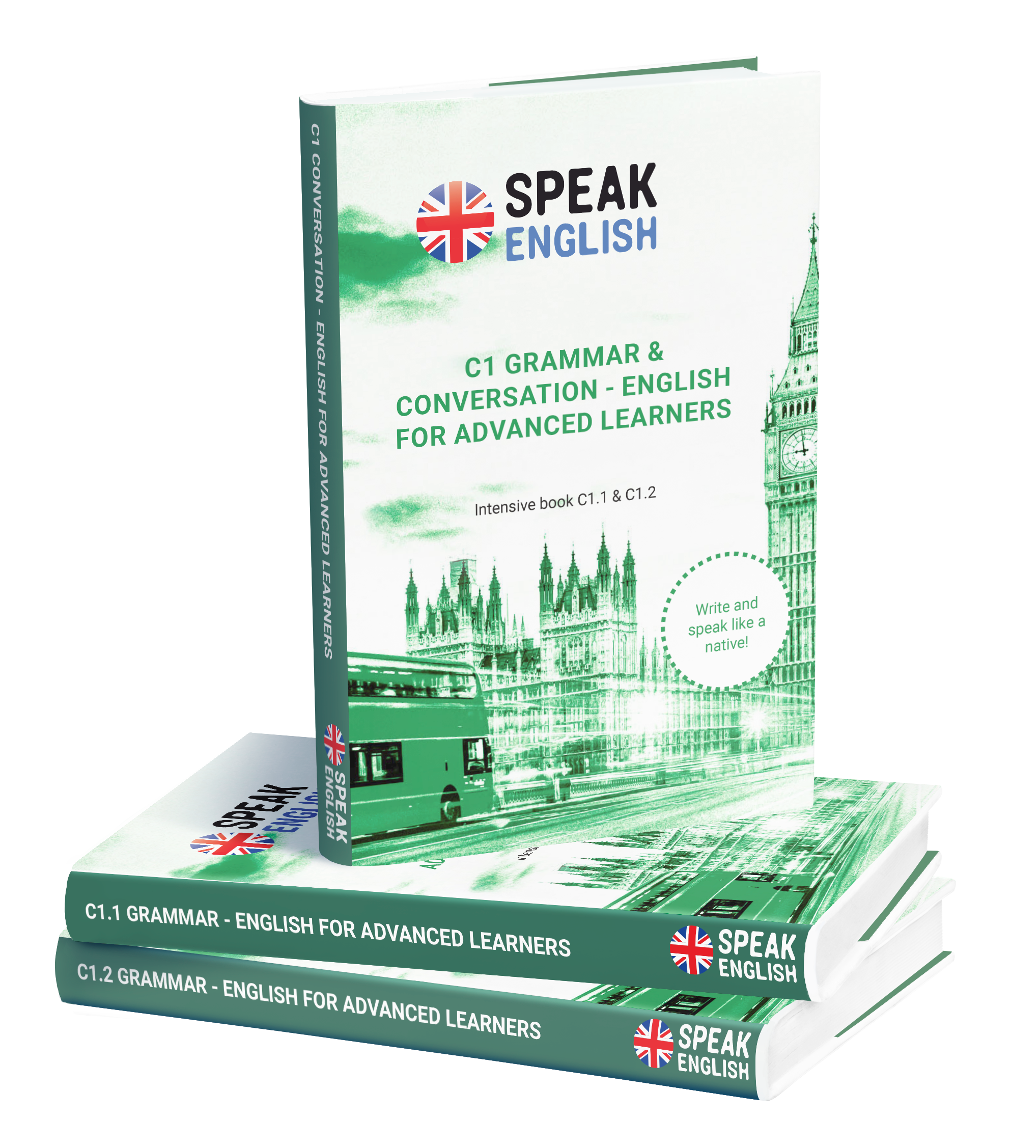 C1 level English books and intensive course 