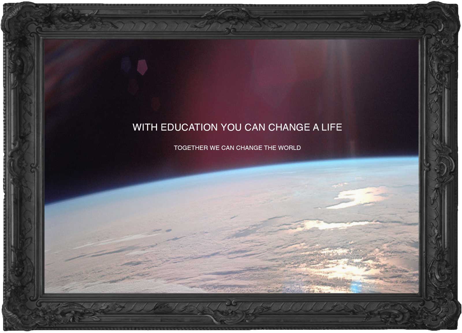With education you can change a life
