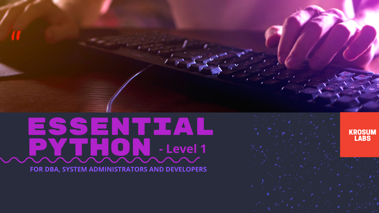 Essential Python Programming Krosumlabs