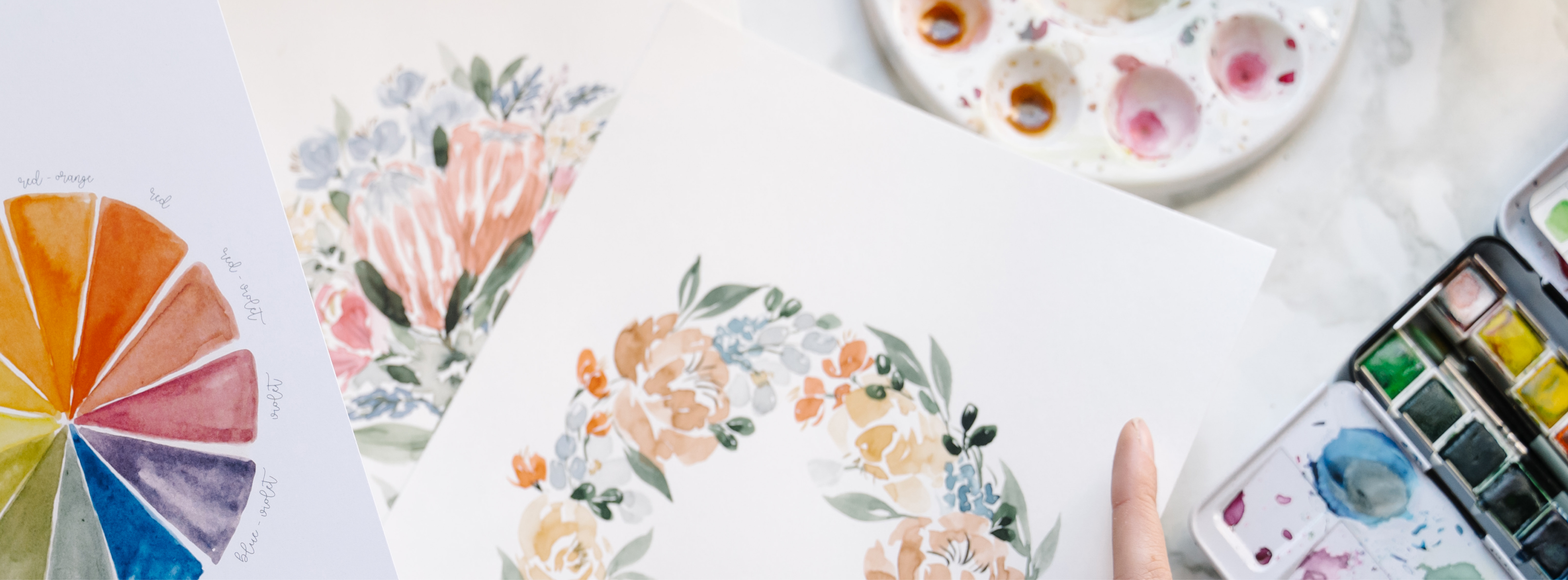 Learn the joy of watercolour painting with an introduction to modern florals and discover the confidence to embrace your everyday creativity.