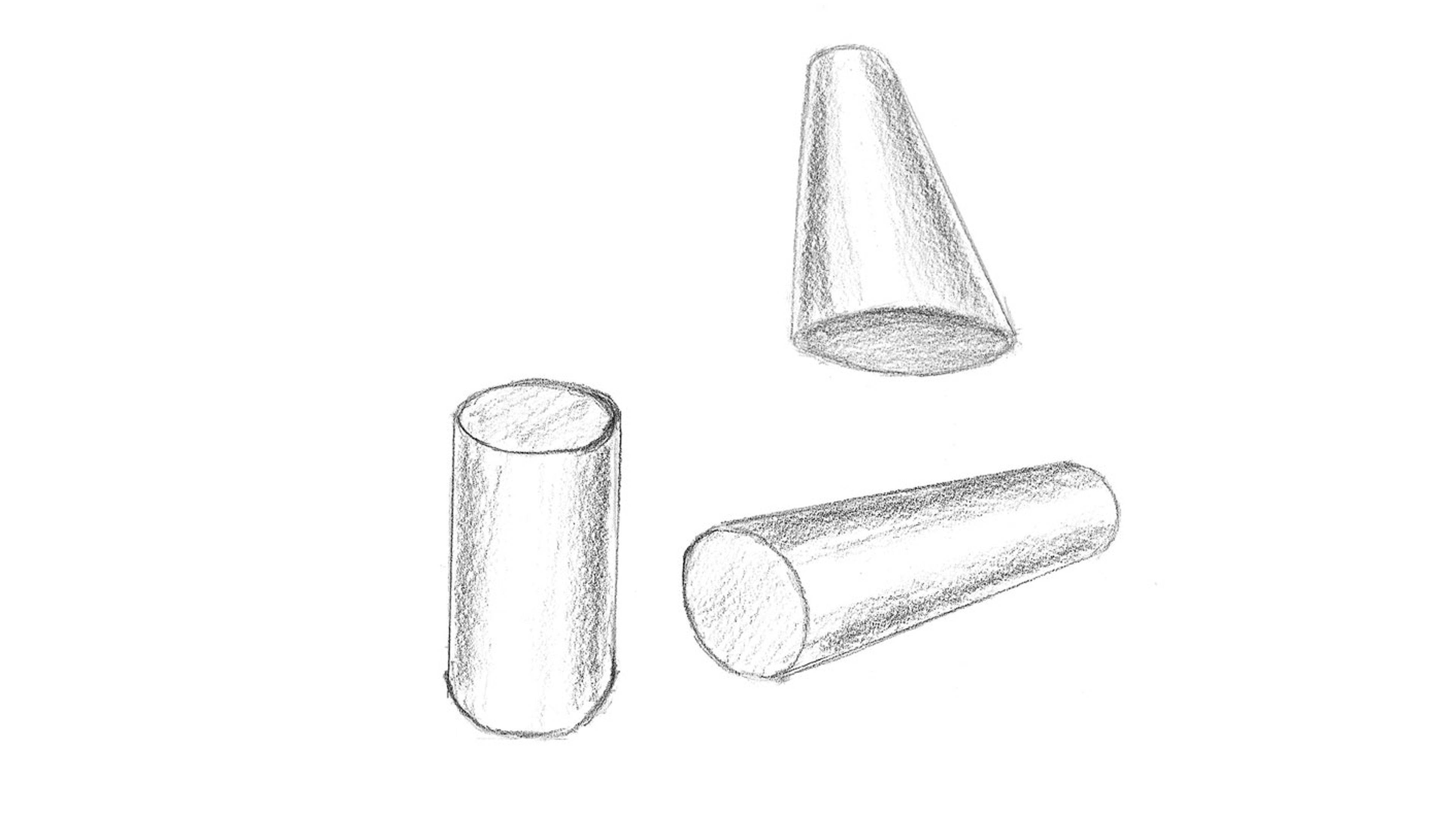 how to draw a cylinder in perspective 