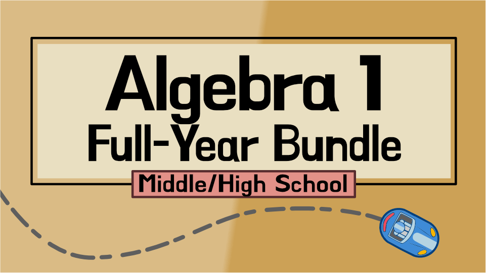 Algebra 1 Full-year Bundle 