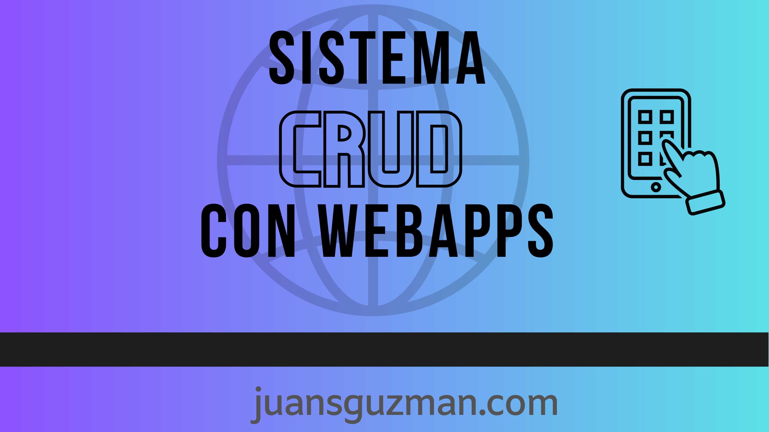 Sistema CRUD con WebApp