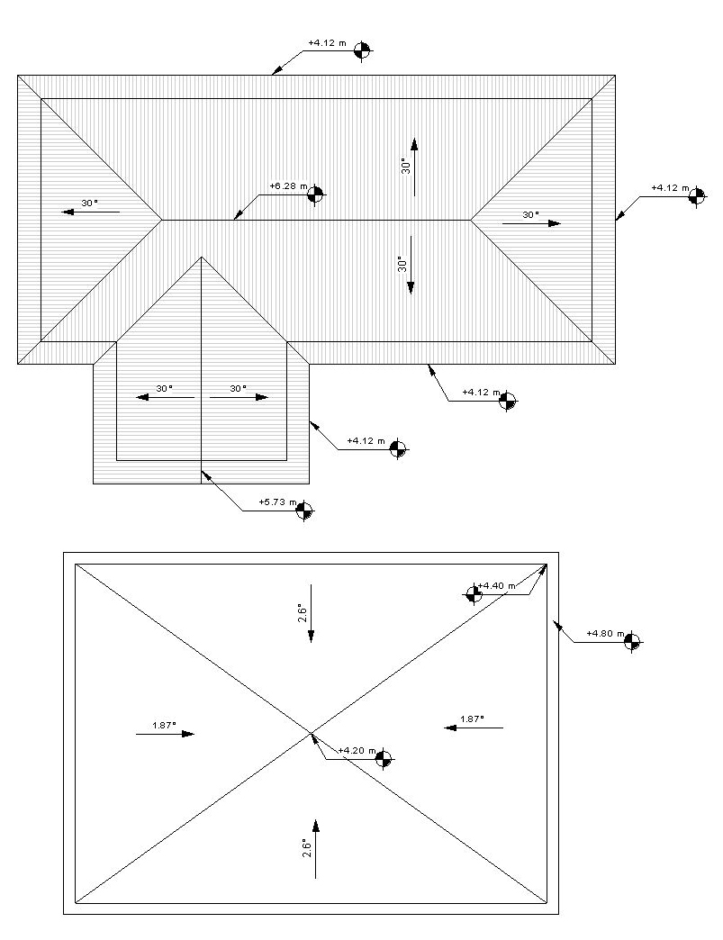 Roof Plan Revit Revit Flat Roofs With Slopes And Tape Vrogue co