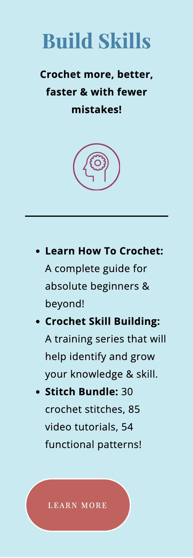 Crochet Skill Building - American Crochet Association