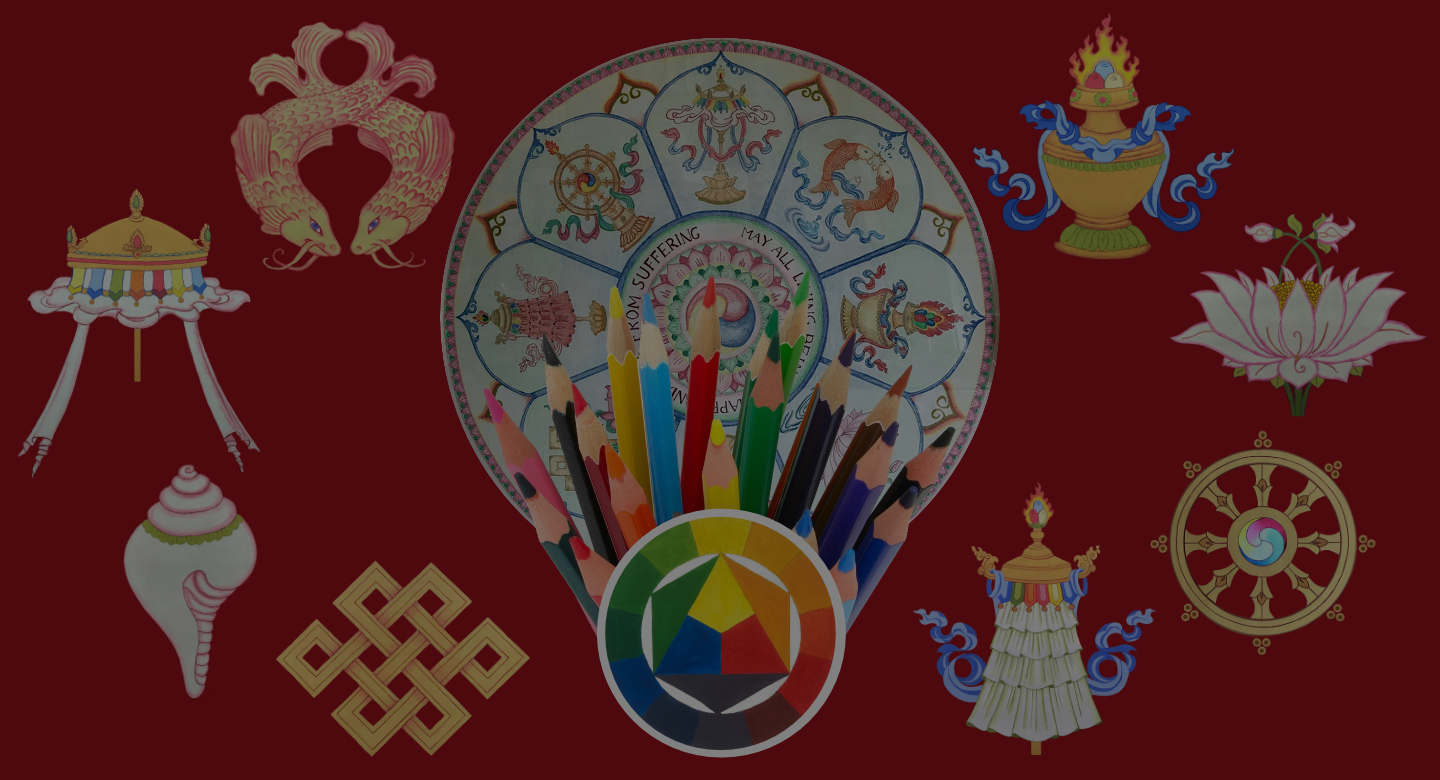 The 8 Auspicious Symbols Thangka Art Course