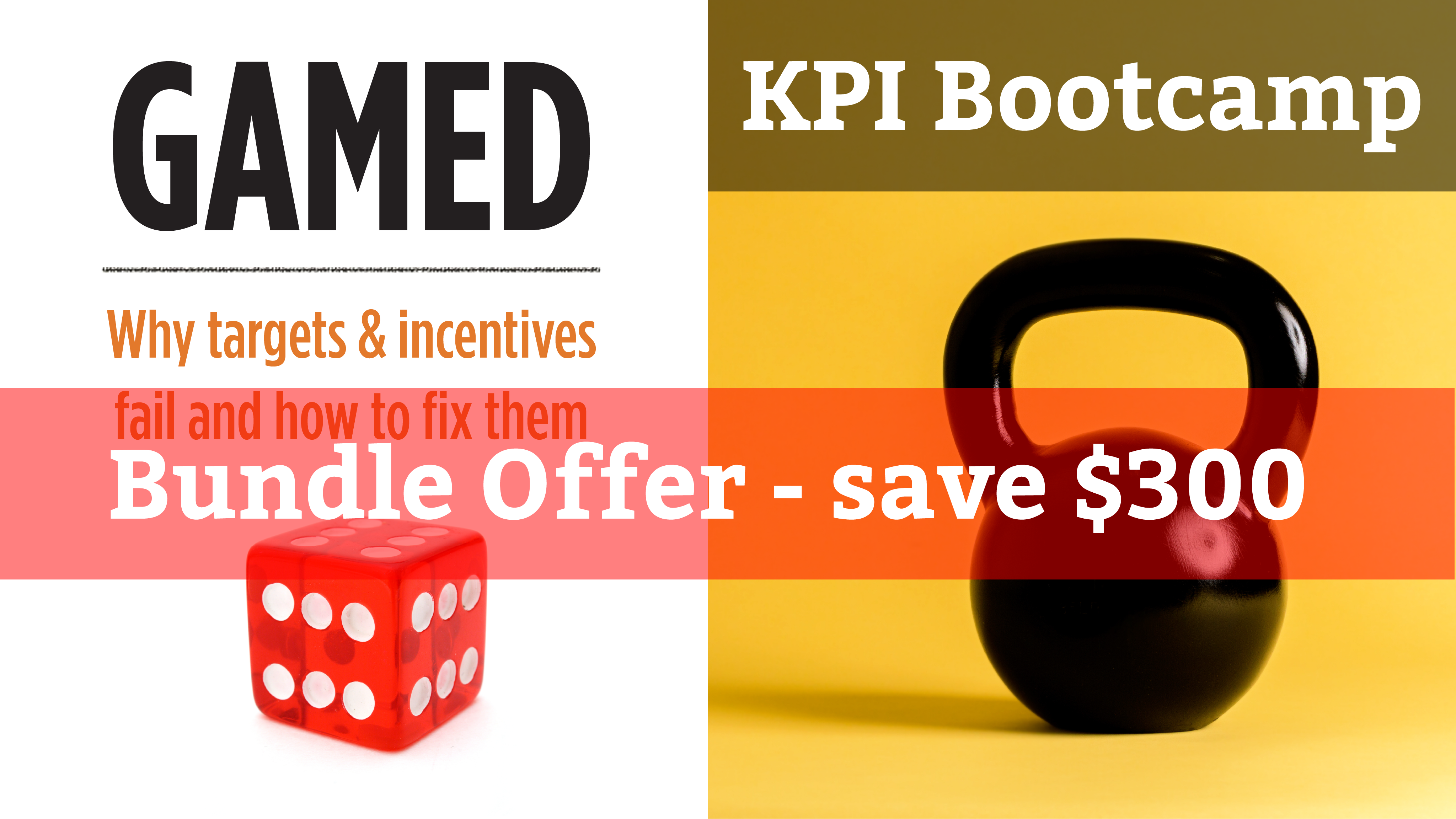 Course images for GAMED course and KPI Bootcamp course