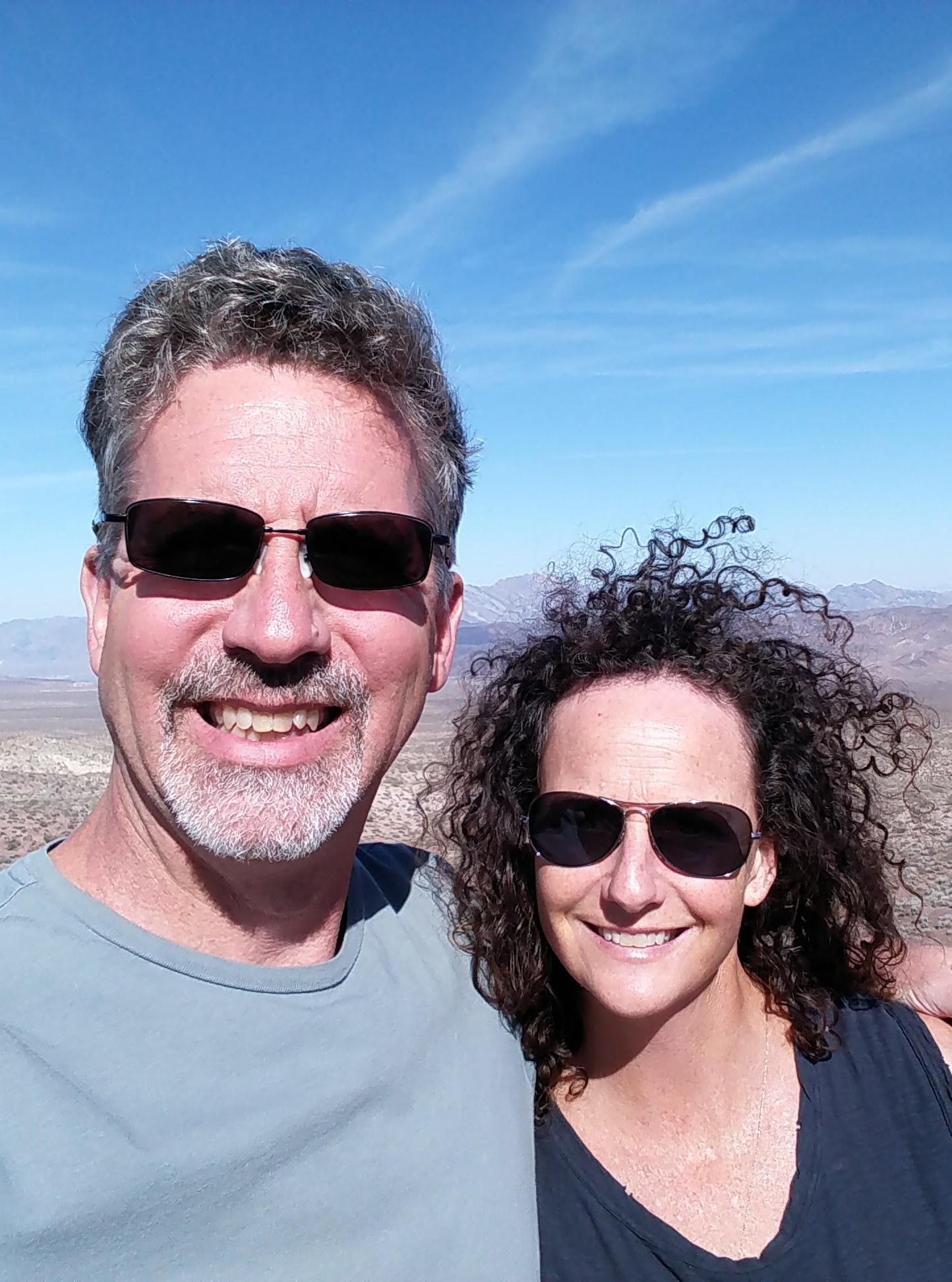 Tami and Jerry in Death Valley