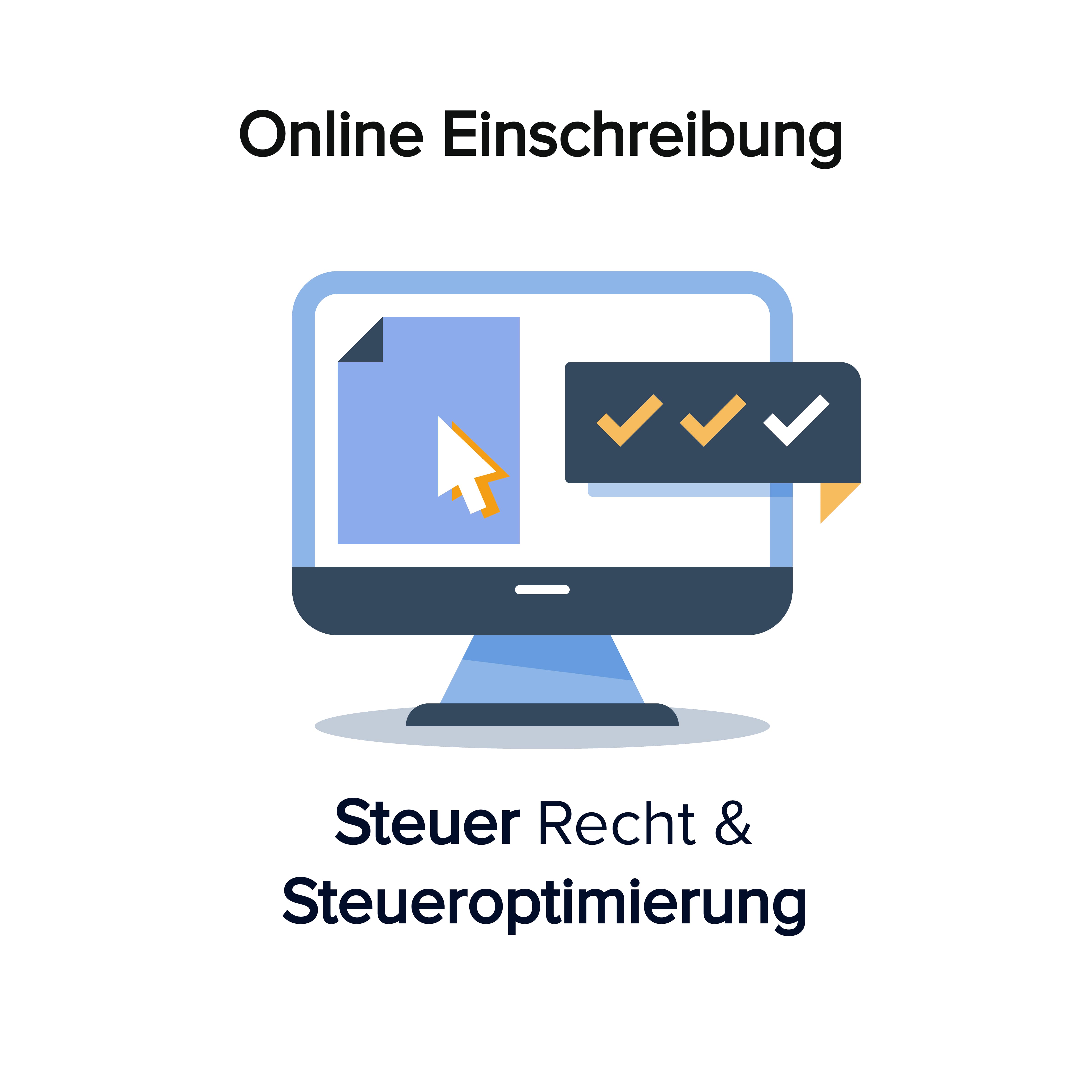 Online Kurs Einschreiben Steueroptimierung Finanzamt