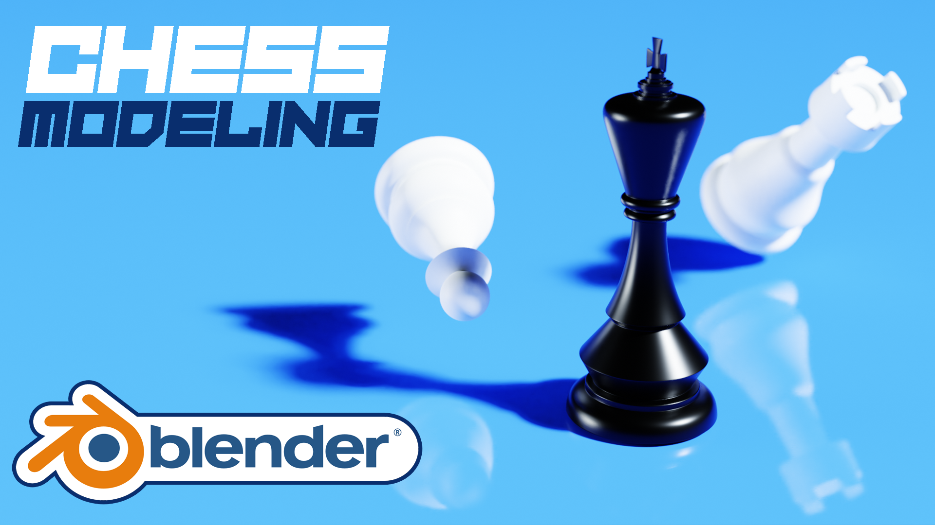 Chess 3D Modeling Academy Blender Course Tutorial